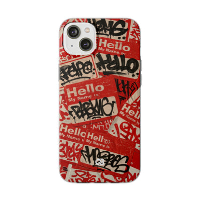 Slap Tag Collage · Lite Phone Case for iPhone ·  Red