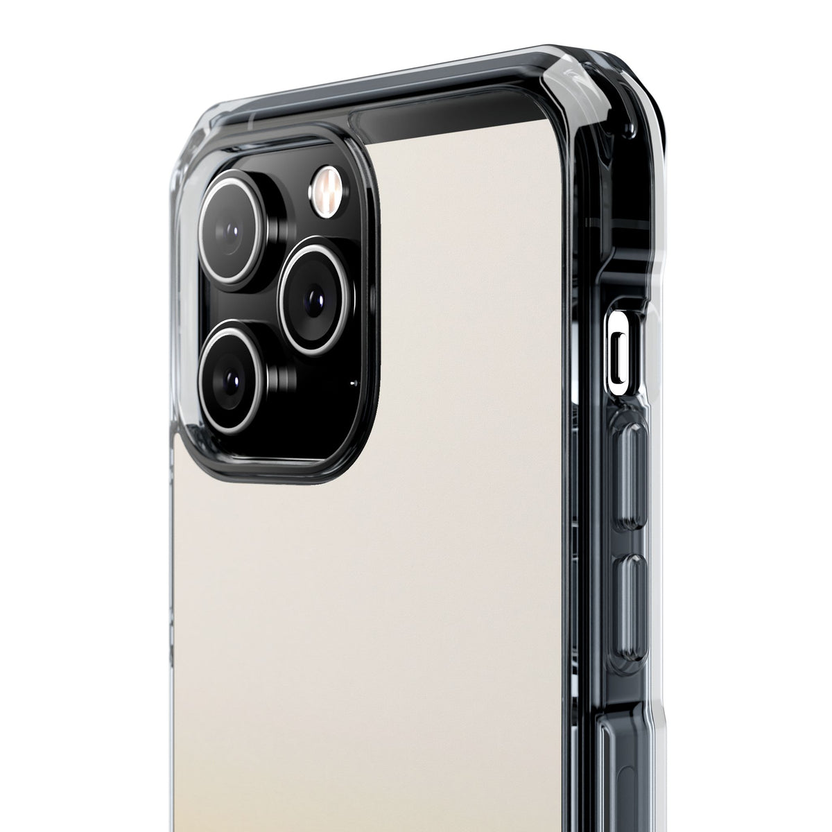 Solar Cream Ombre · Clear Impact Magnetic Phone Case for iPhone · Yellow