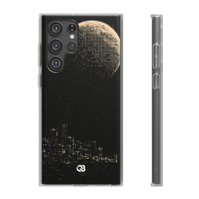 Lunar Metropolis Nocturne · Lite Phone Case for Samsung · Black