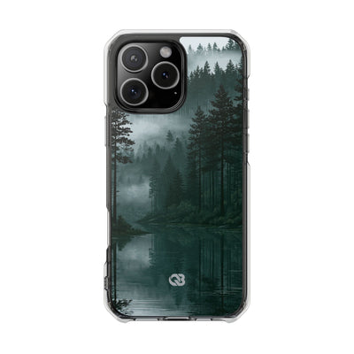 Green Impact MagSafe Phone Case for iPhone - Misty Evergreen Mirror