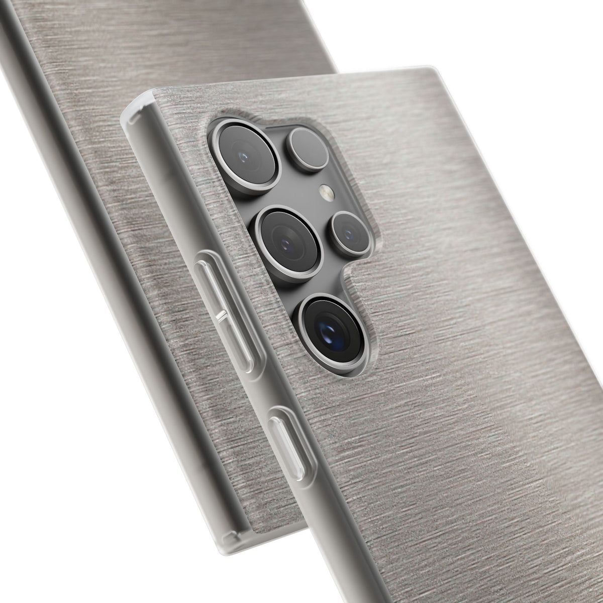 Brushed Silver Alloy · Lite Phone Case for Samsung · Silver