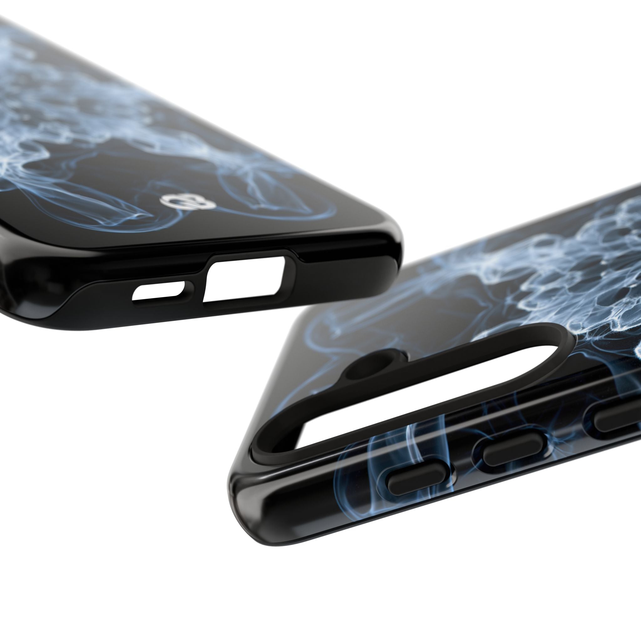 Blue Tough Phone Case for Samsung - Glacial Smoke Crown