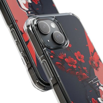 Cherry Blossom Contrast iPhone 15 Case - Impact