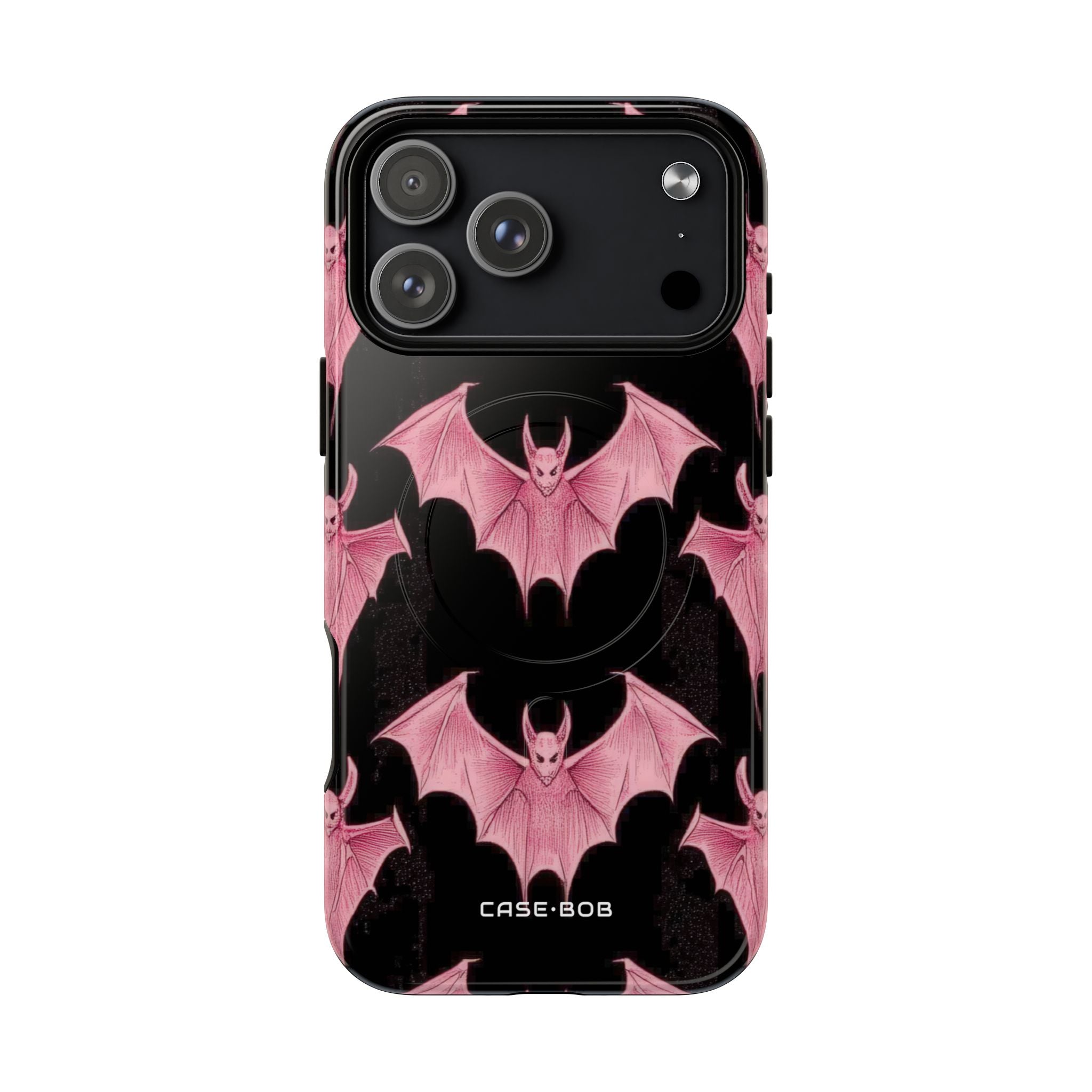 Pink Batwave iPhone 17 Pro Max Case - Tough+ - CASE•BOB