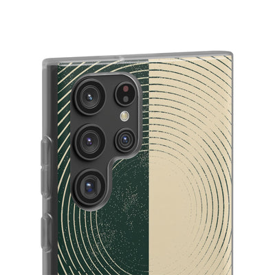 Green Lite Phone Case for Samsung - Evergreen Split Grain
