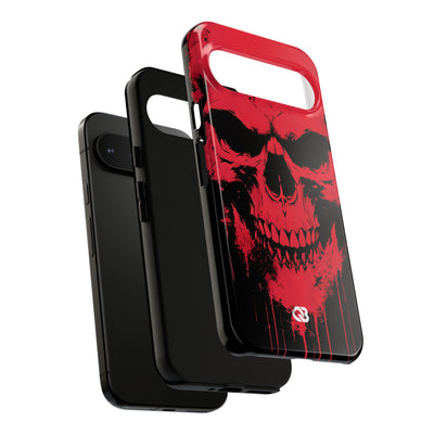 Crimson Street Skull · Tough Phone Case for Google Pixel