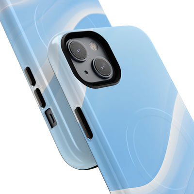 Blue Tough 2.0 Magsafe Phone Case for iPhone - Glacial Blue Silk
