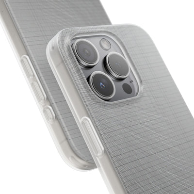 Grey Lite Phone Case for iPhone - Chrome Mesh Warp