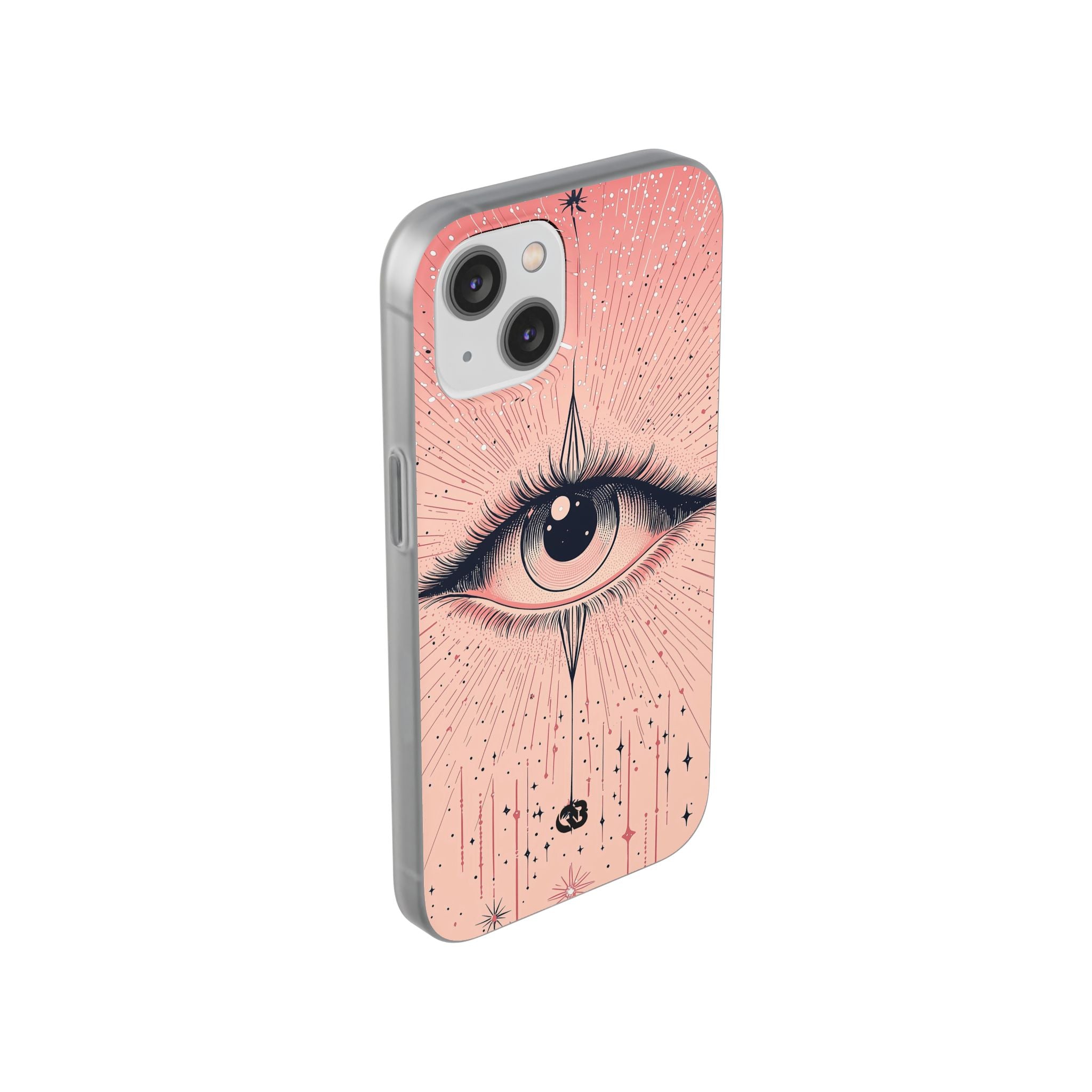 Obsidian Cosmic Gaze · Soft Phone Case for iPhone