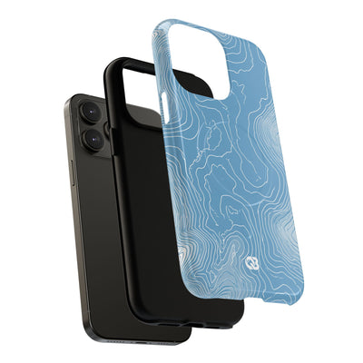 Glacial Basin Topo · Tough 2.0 Magnetic Phone Case for iPhone · Blue