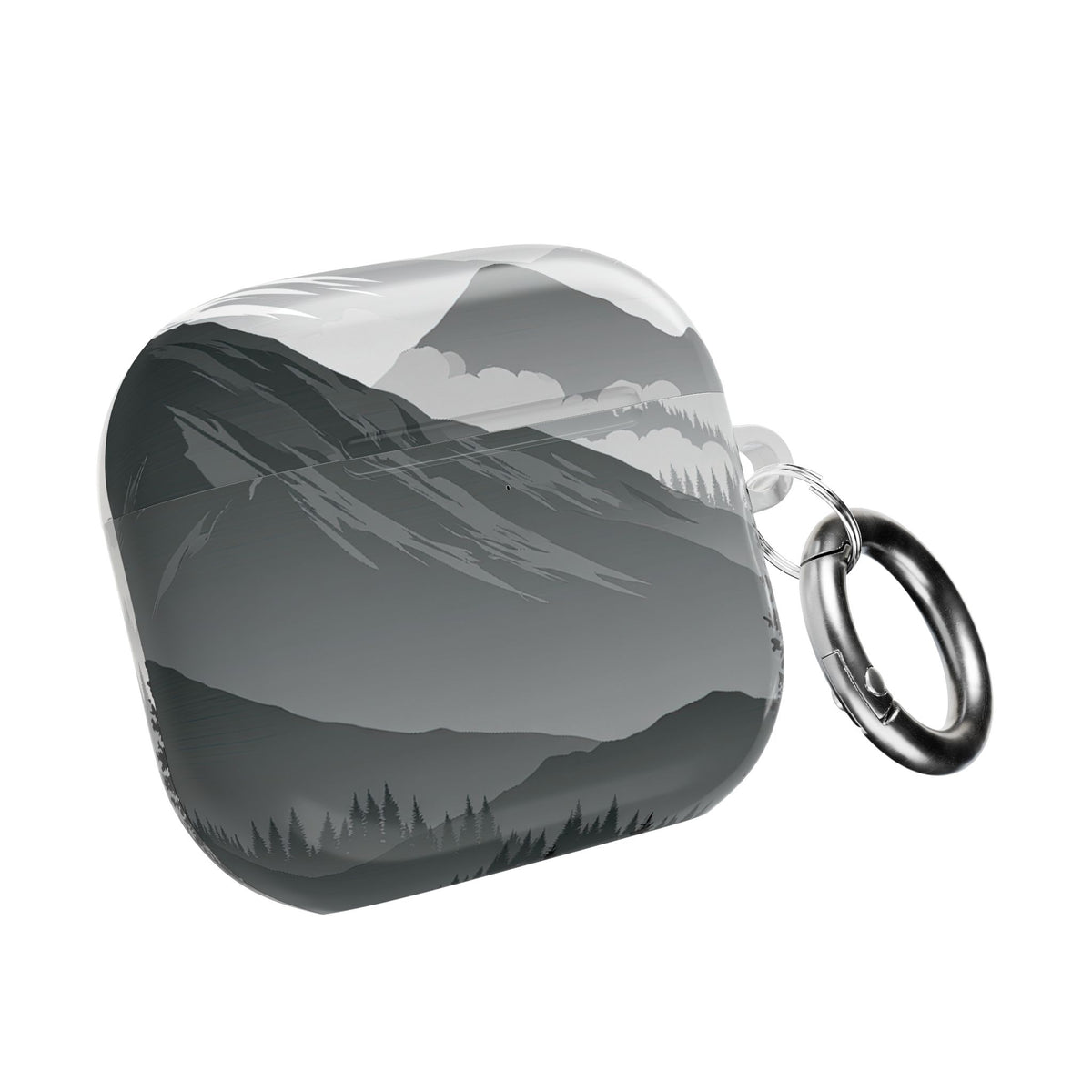 Alpine Horizon · Hard Case for AirPods & AirPods Pro · Black
