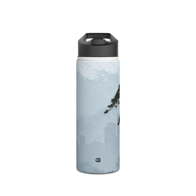 Misty Horizon · Insulated Water Bottle · Blue