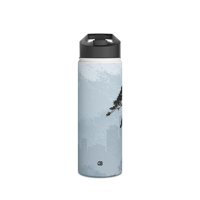 Misty Horizon · Insulated Water Bottle · Blue