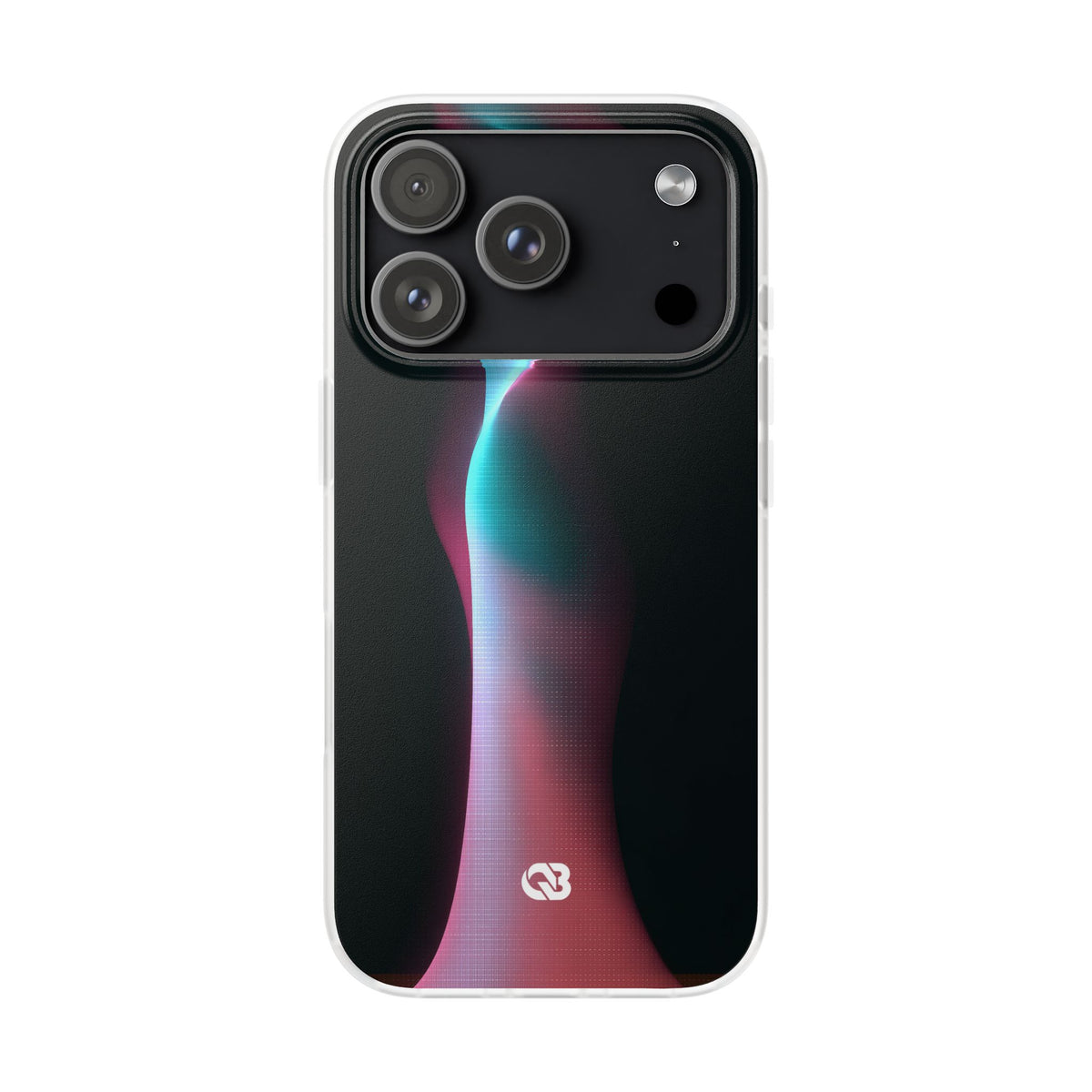 Neon Pixel Flow · Lite Phone Case for iPhone ·  Black