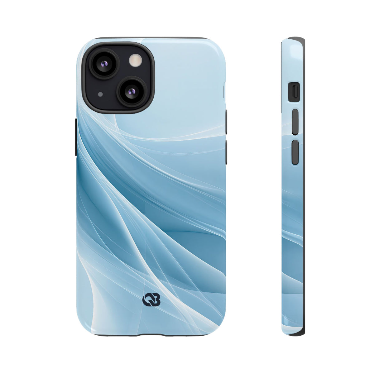 Glacial Ridge Contours · Tough Phone Case for iPhone · Blue
