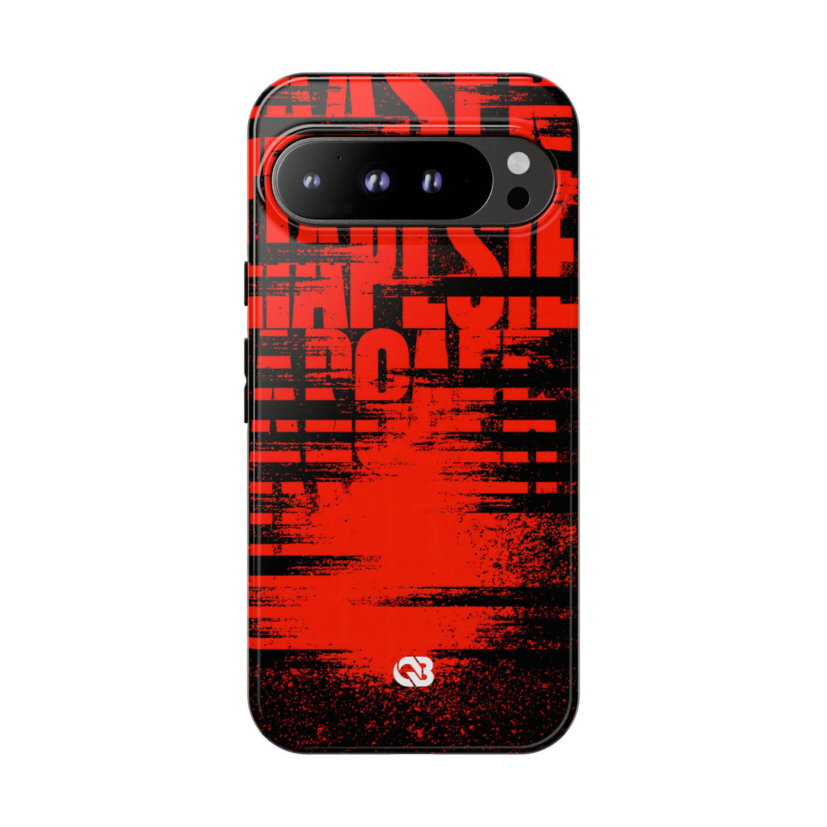 Crimson Redaction · Tough Phone Case for Pixel ·  Black
