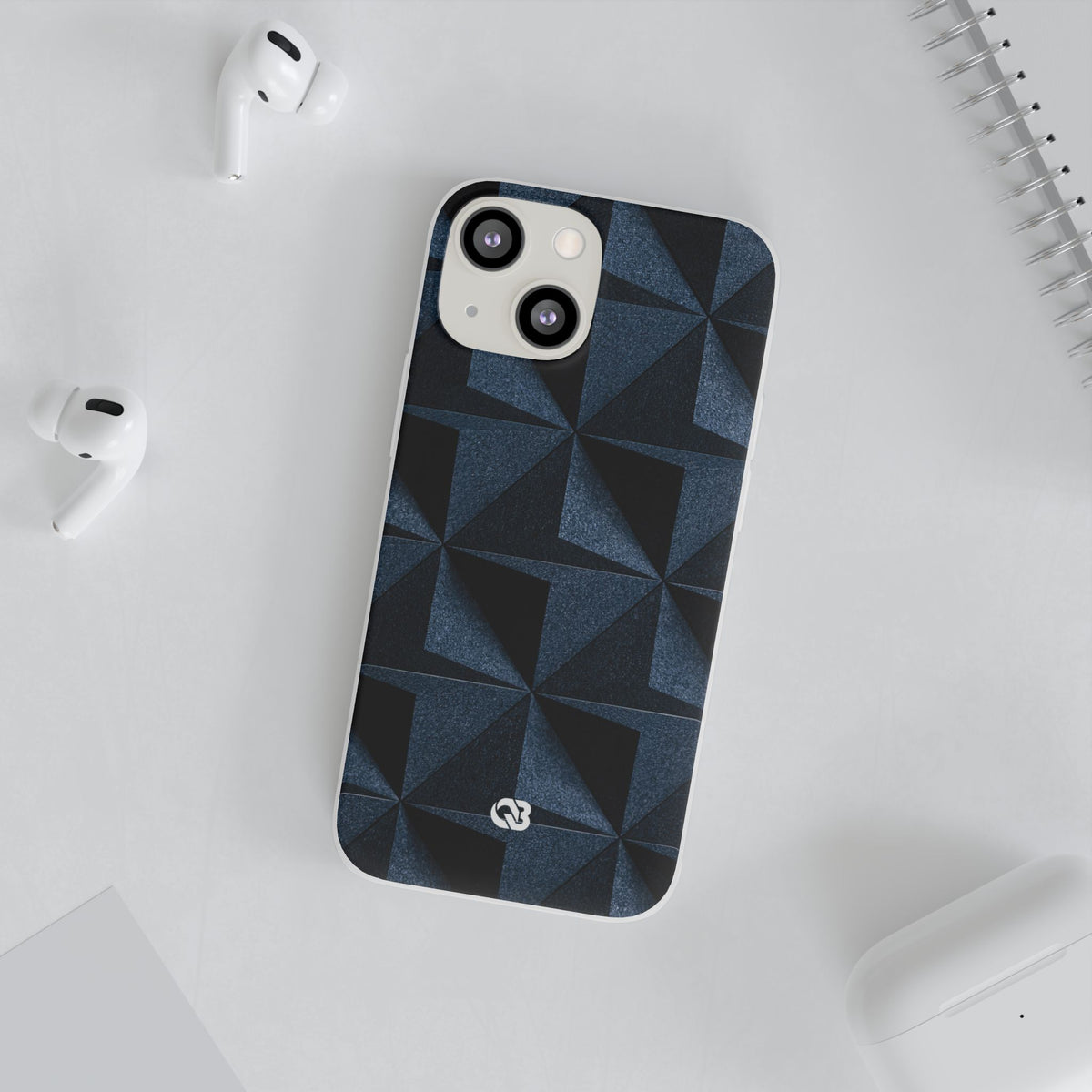 Faceted Slate · Lite Phone Case for iPhone ·  Blue