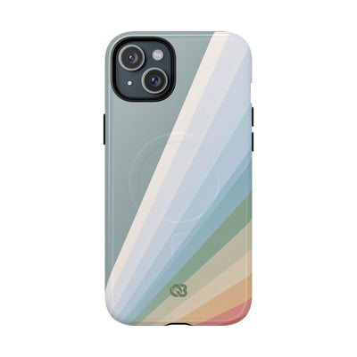 Green Tough 2.0 Magsafe Phone Case for iPhone - Sage Prism Beam
