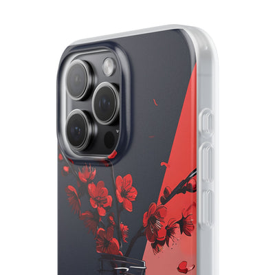 Crimson Blossom Jar · Capa Soft para iPhone