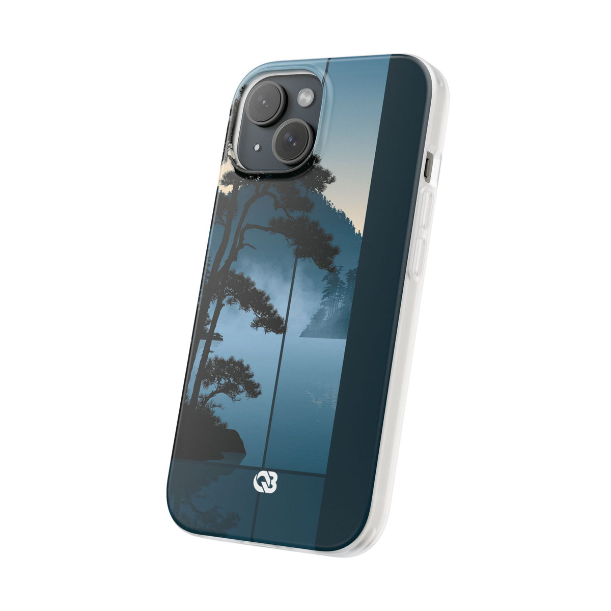 Misty Pine Horizon · Lite Phone Case for iPhone ·  Teal