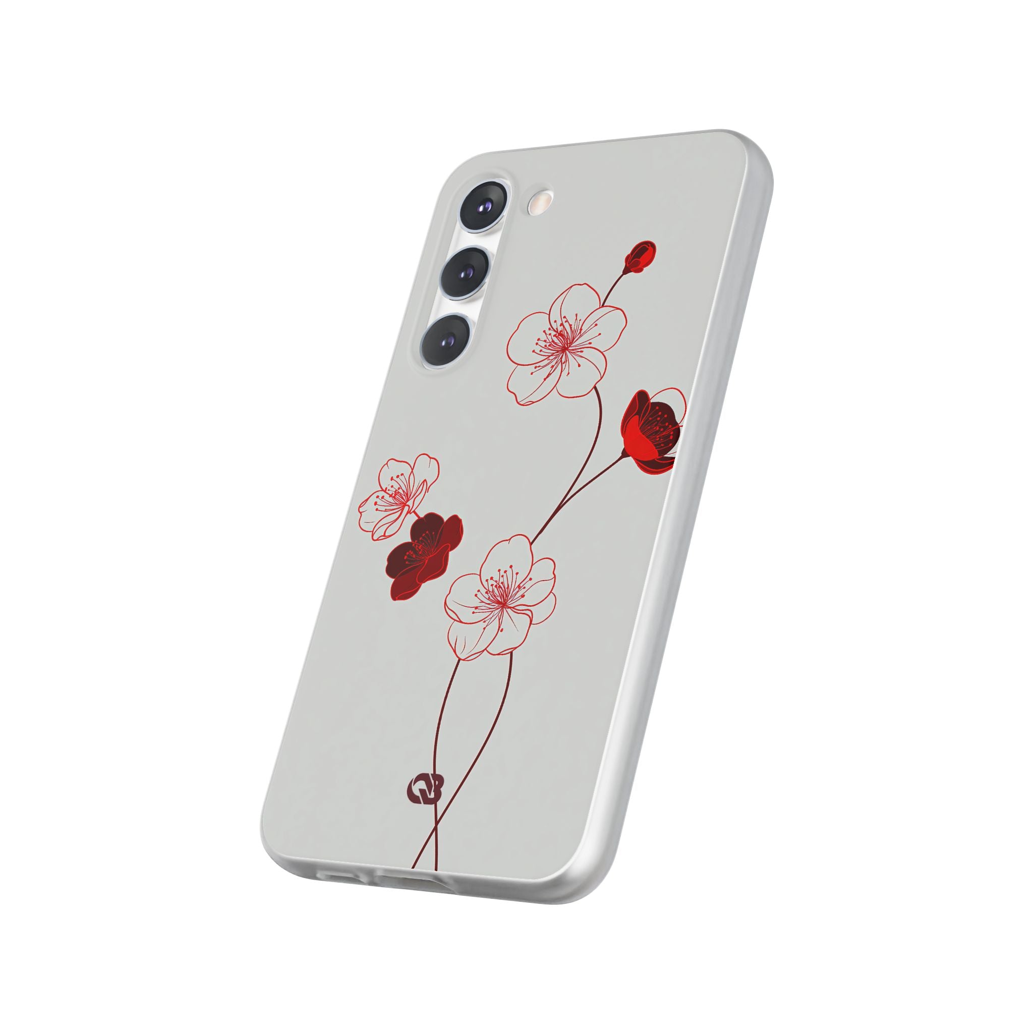 Red Lite Phone Case for Samsung - Kyoto Ember Bloom