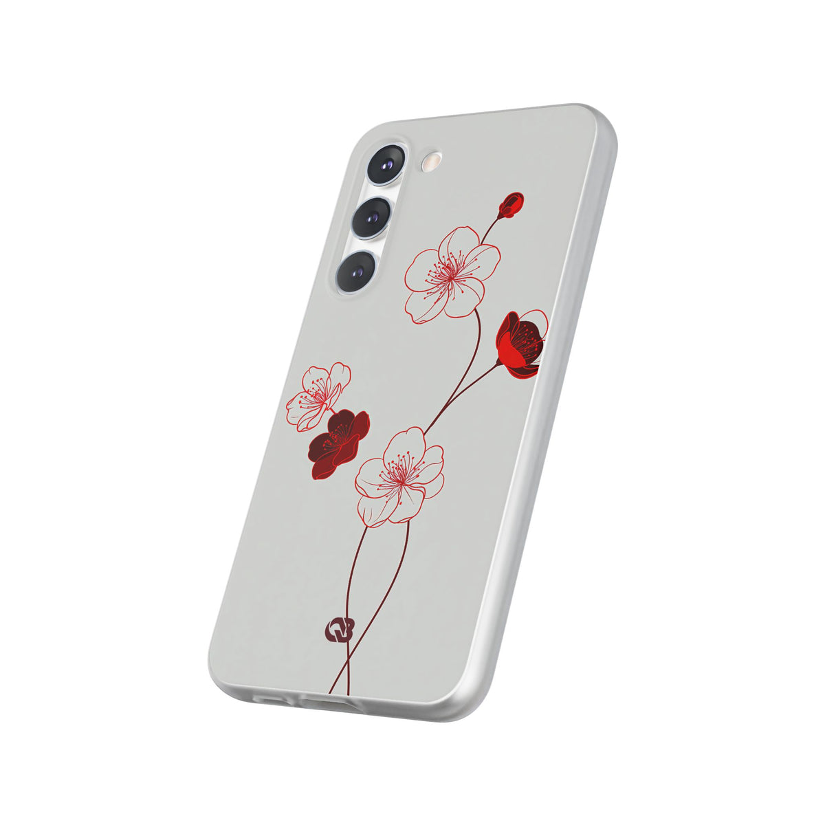Crimson Sakura Blossom · Lite Phone Case for Samsung · Red