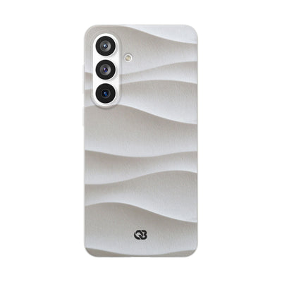 Sculpted Dune Relief · Lite Phone Case for Samsung · White