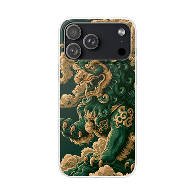 Imperial Guardian Lion · Lite Phone Case for iPhone ·  Green