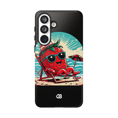 Retro Coastal Berry · Tough Mobilskal för Samsung