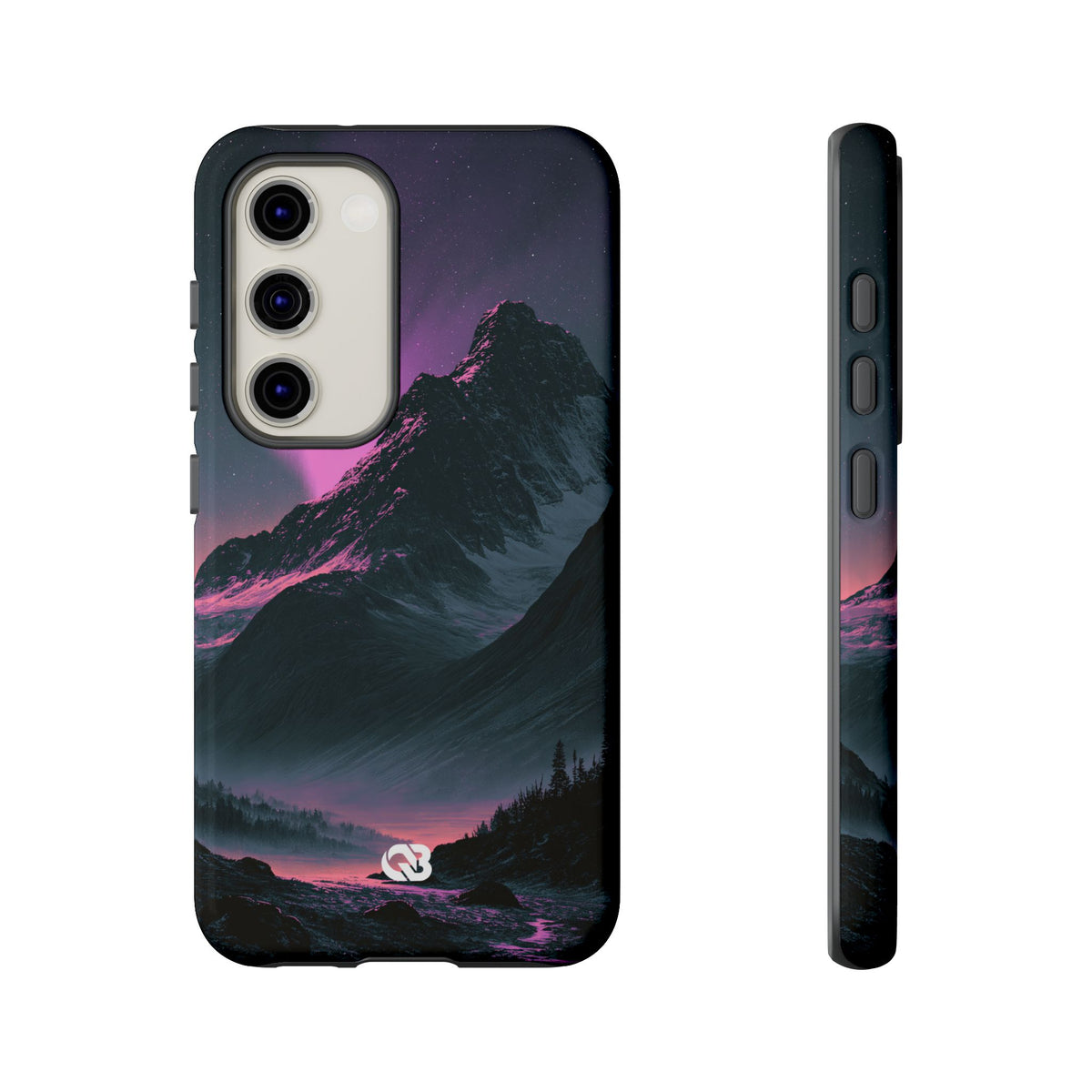 Arctic Aurora Summit · Tough Phone Case for Samsung · Black