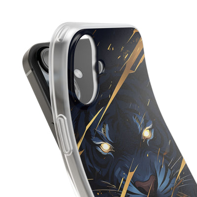 Obsidian Gold Predator · Soft Coque de téléphone pour iPhone