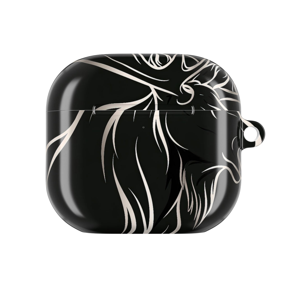 Nordic Moose Contour · Hard Case for AirPods & AirPods Pro · Black