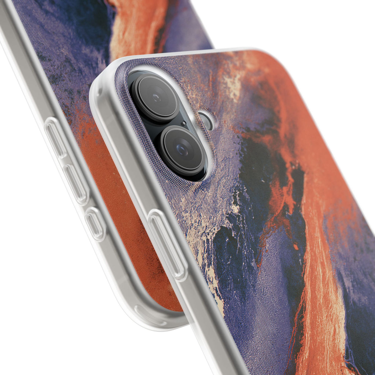 Solar Aura Drift · Lite Phone Case for iPhone ·  Orange