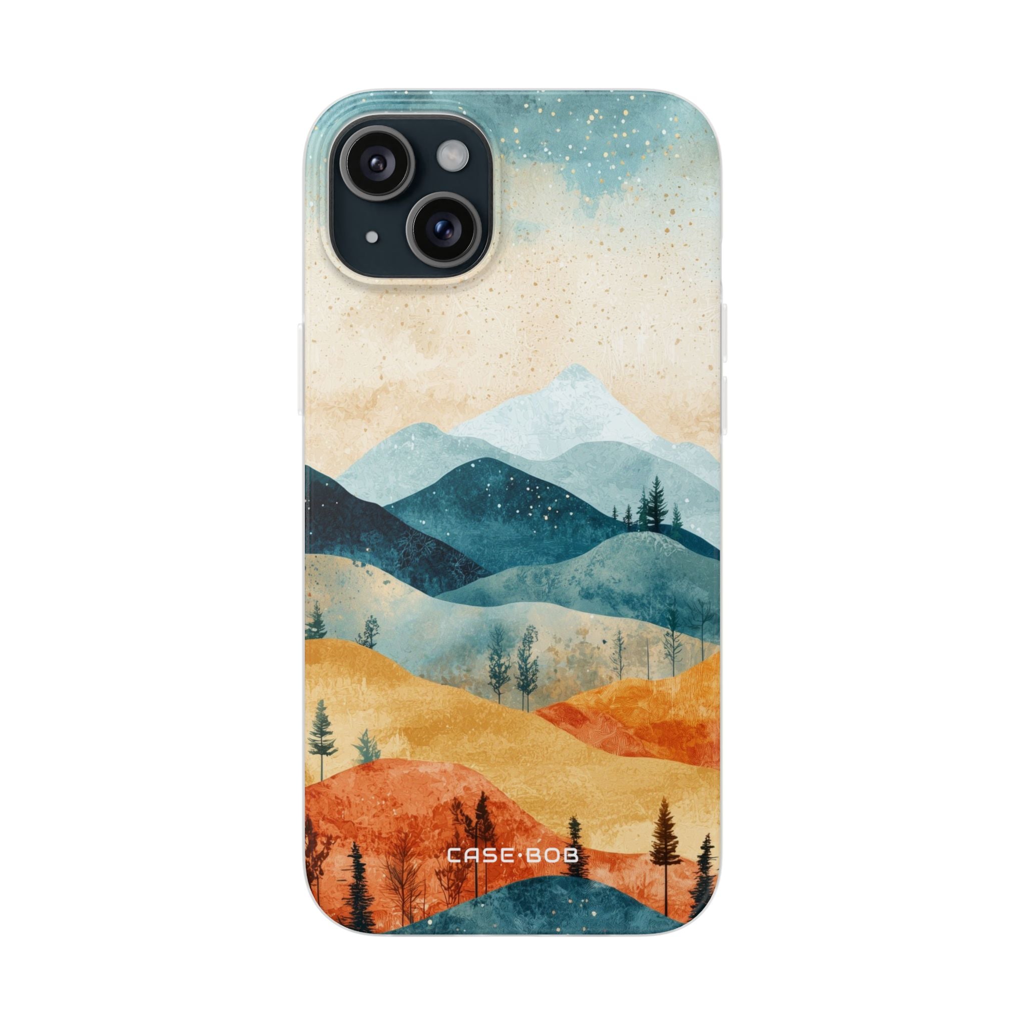 Moonlit Mountains iPhone 15 Plus Case - Soft