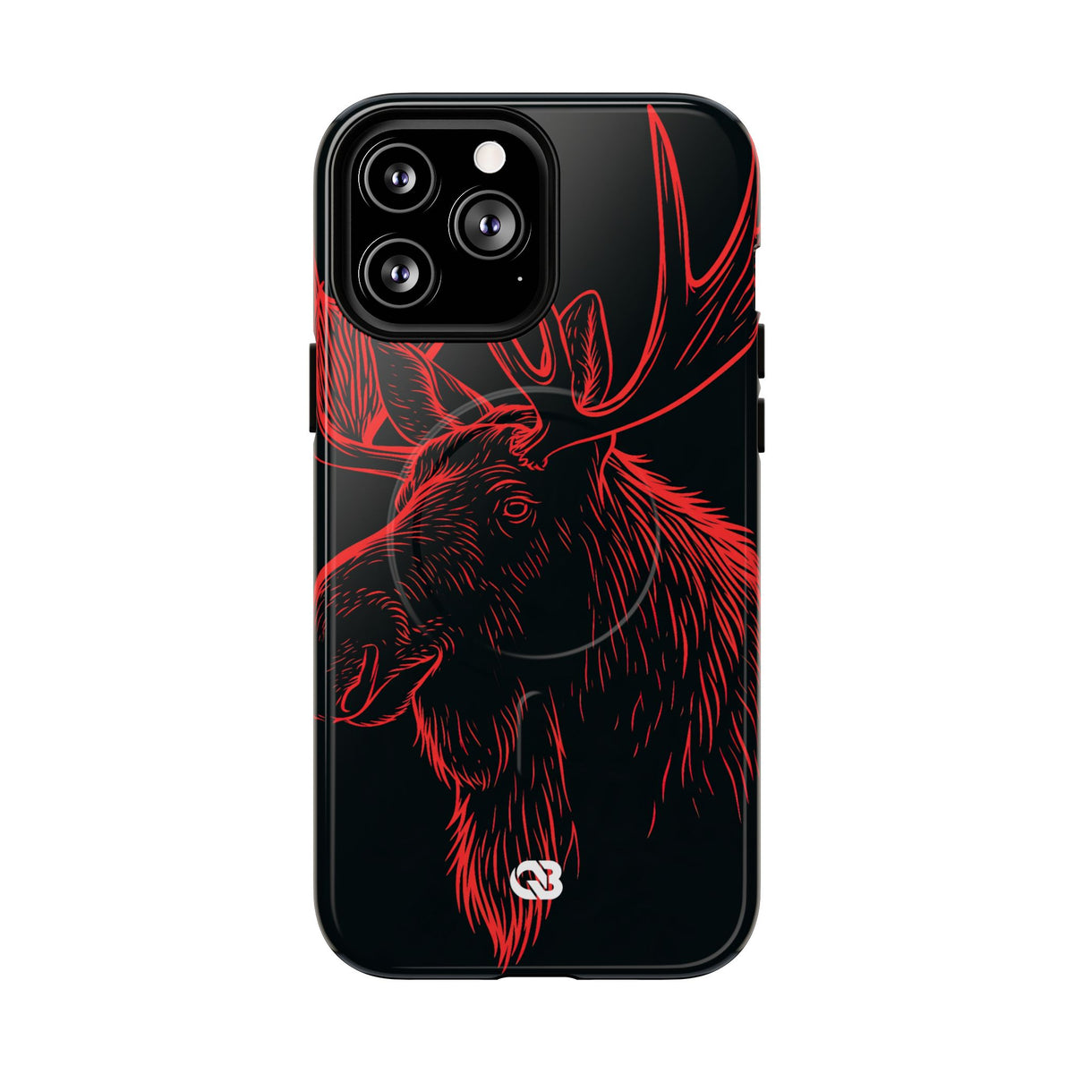 Nordic Elk · Tough 2.0 Magnetic Phone Case for iPhone · Black