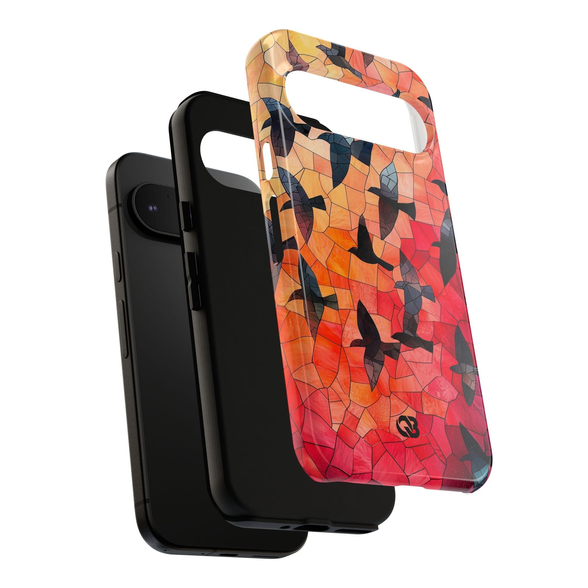 Ember Mosaic Wings · Tough Coque de téléphone pour Google Pixel