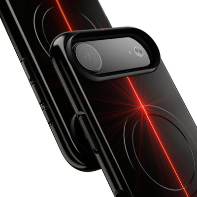 Red Tough 2.0 Magsafe Phone Case for iPhone - Crimson Flare Vector