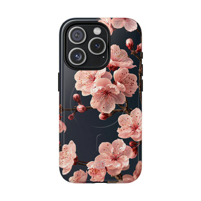 Midnight Sakura Bloom · Tough 2.0 Magnetic Phone Case for iPhone · Pink