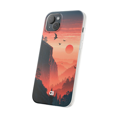 Orange Lite Phone Case for iPhone - Crimson Ridge Flight