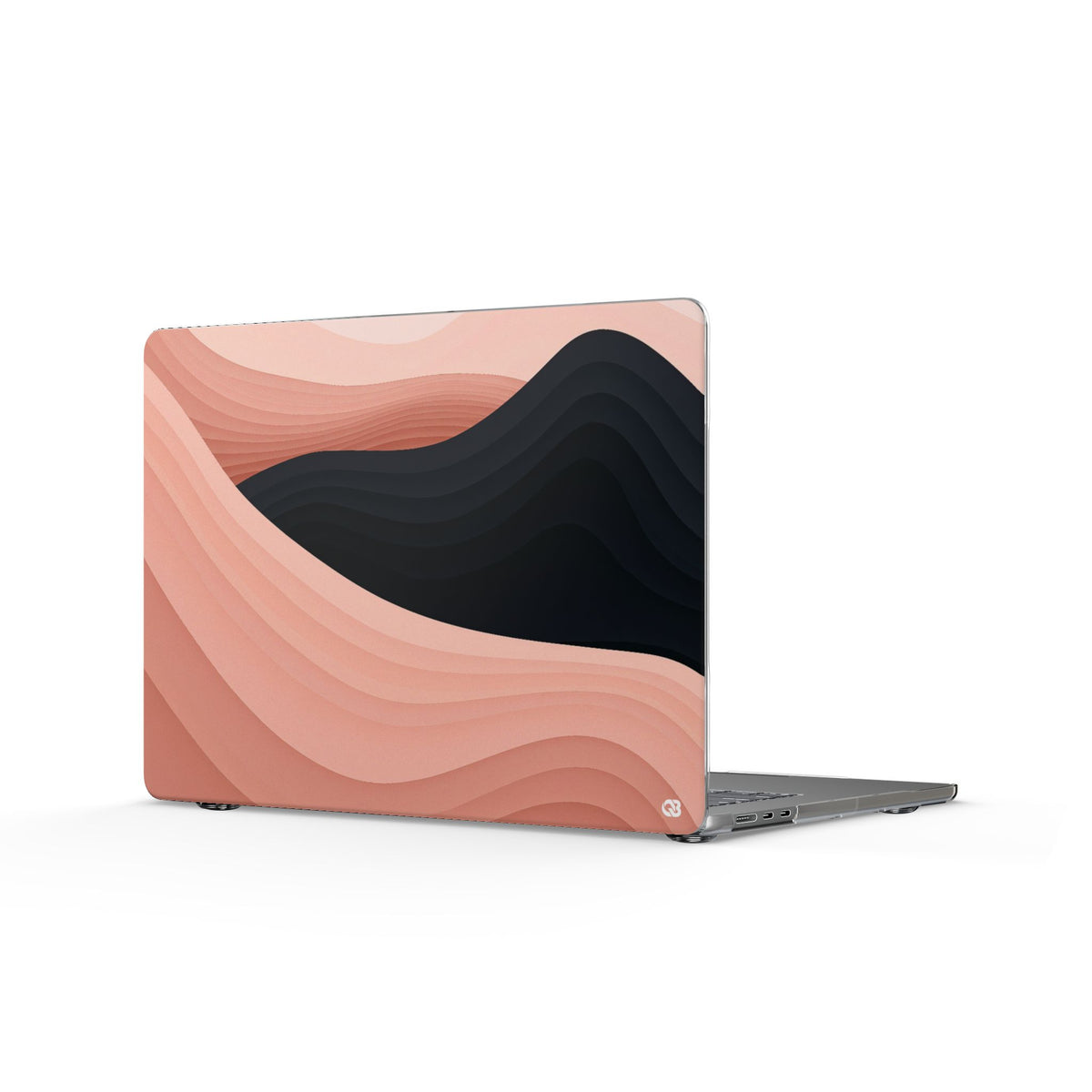 Terracotta Horizon · Clear Hard Case for MacBook · Orange