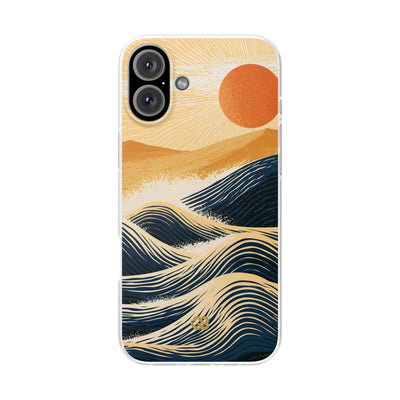 Blue Lite Phone Case for iPhone - Kyoto Cresting Tide