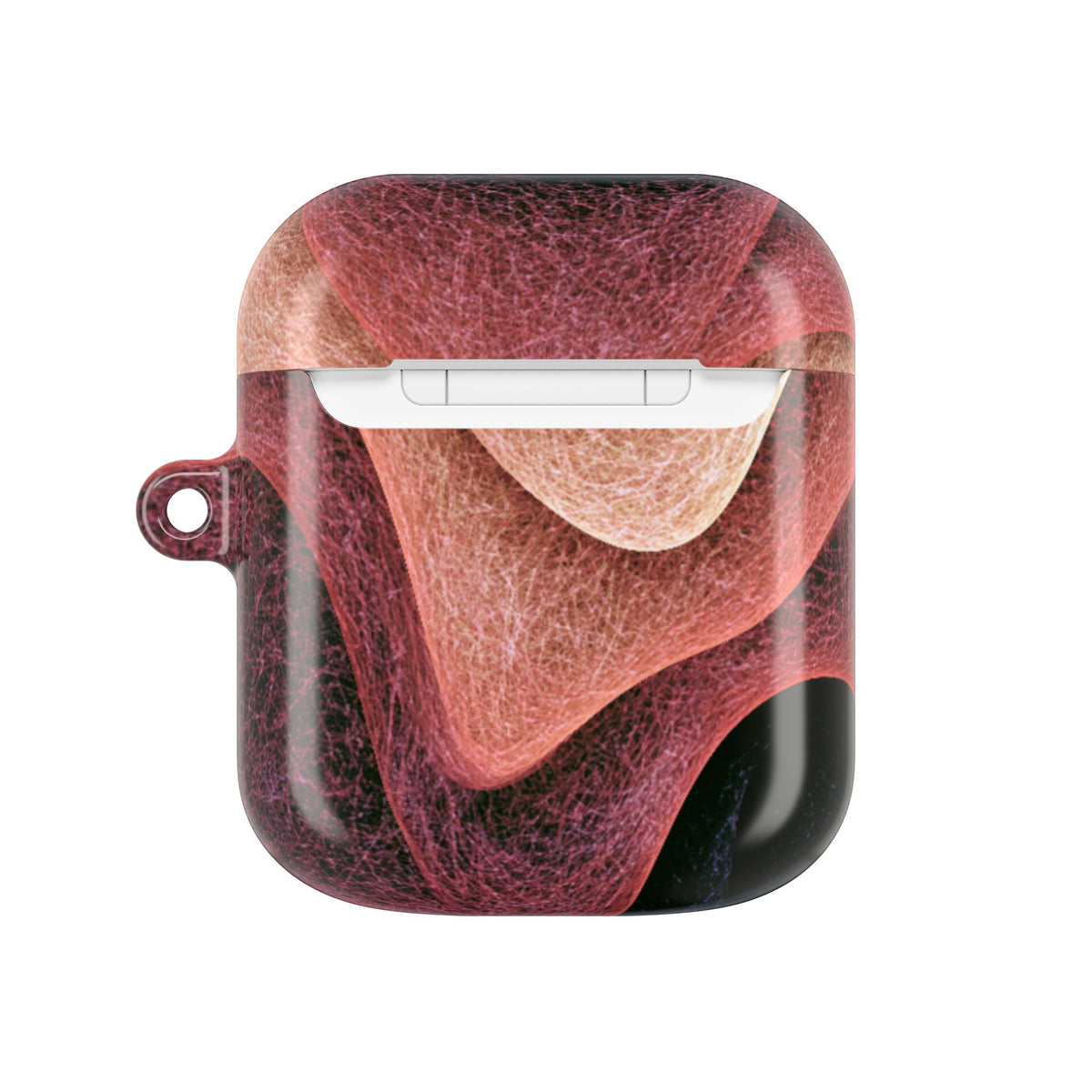 Rose Contour Waves · Hard Case for AirPods & AirPods Pro · Pink