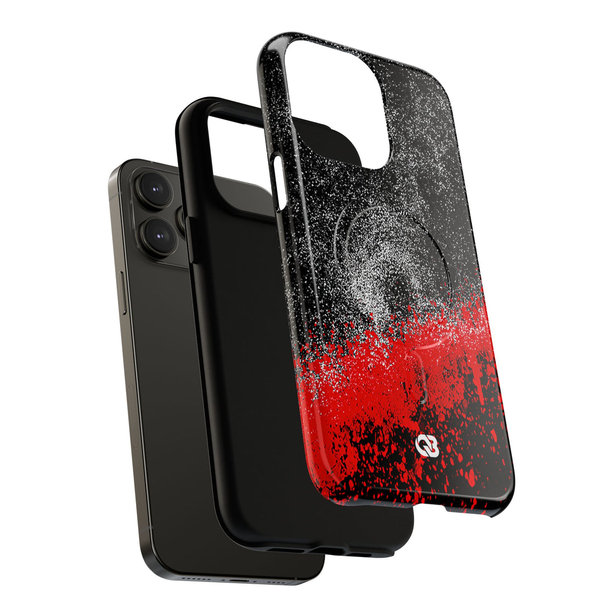 Crimson Noir Drip · Tough 2.0 Magnetic Phone Case for iPhone · Black