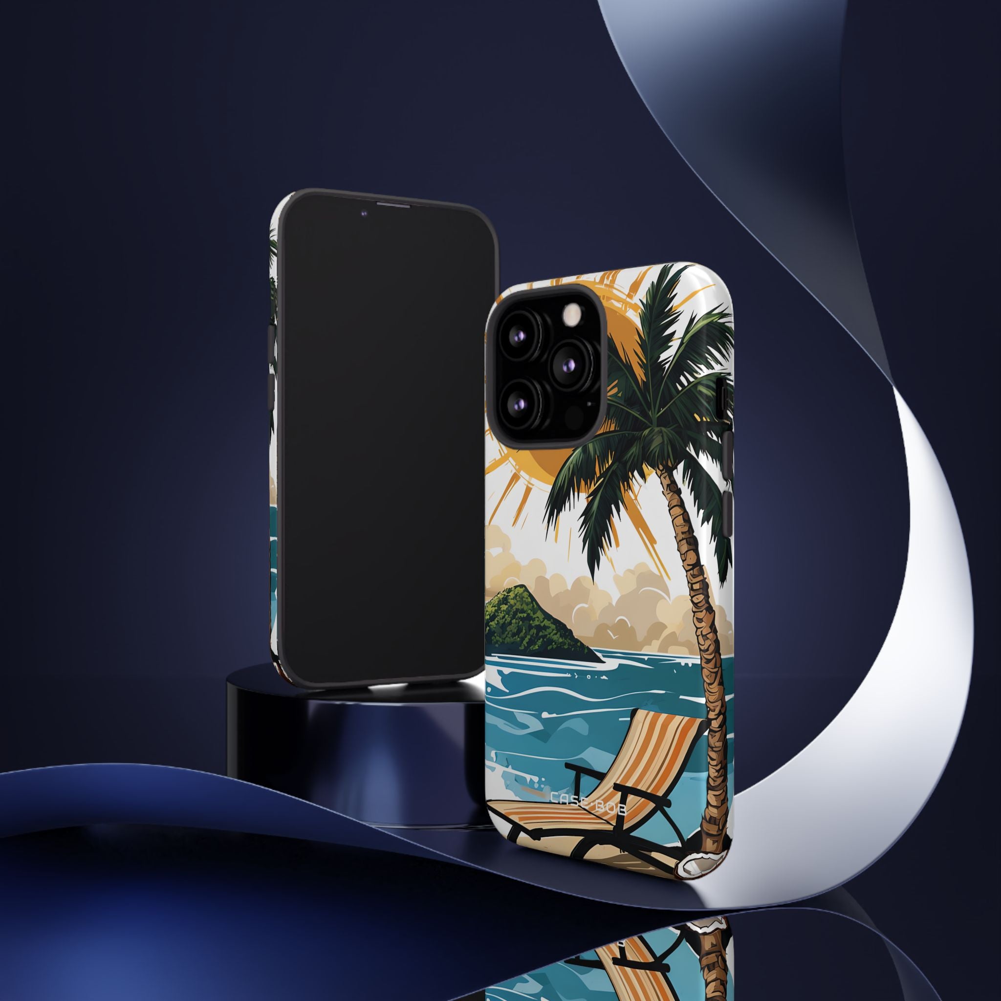 Sunny Palm Breeze iPhone 13 Pro Case - Tough