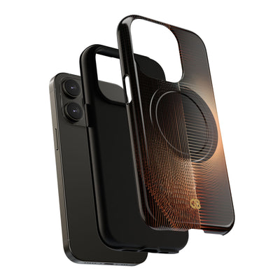 Amber Meridian · Tough 2.0 Magnetic Phone Case for iPhone · Black