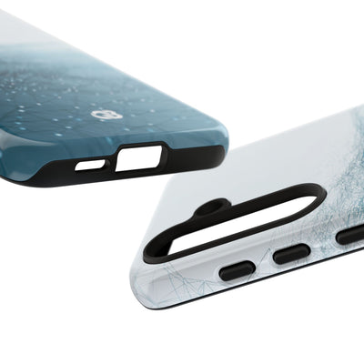 Teal Tough Phone Case for Samsung - Arctic Pulse Mesh