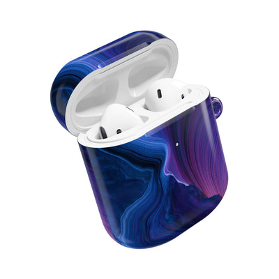 Radiant Strata · Hard Case for AirPods & AirPods Pro · Blue