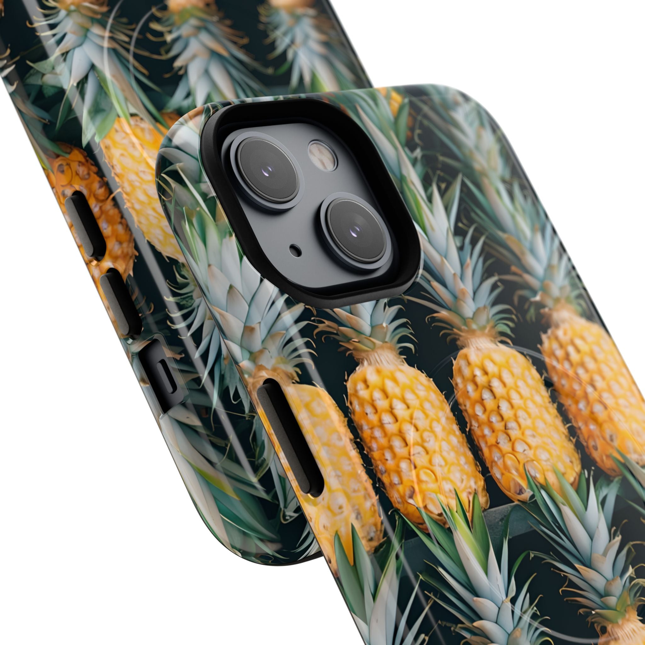 Lignes d'ananas dorés