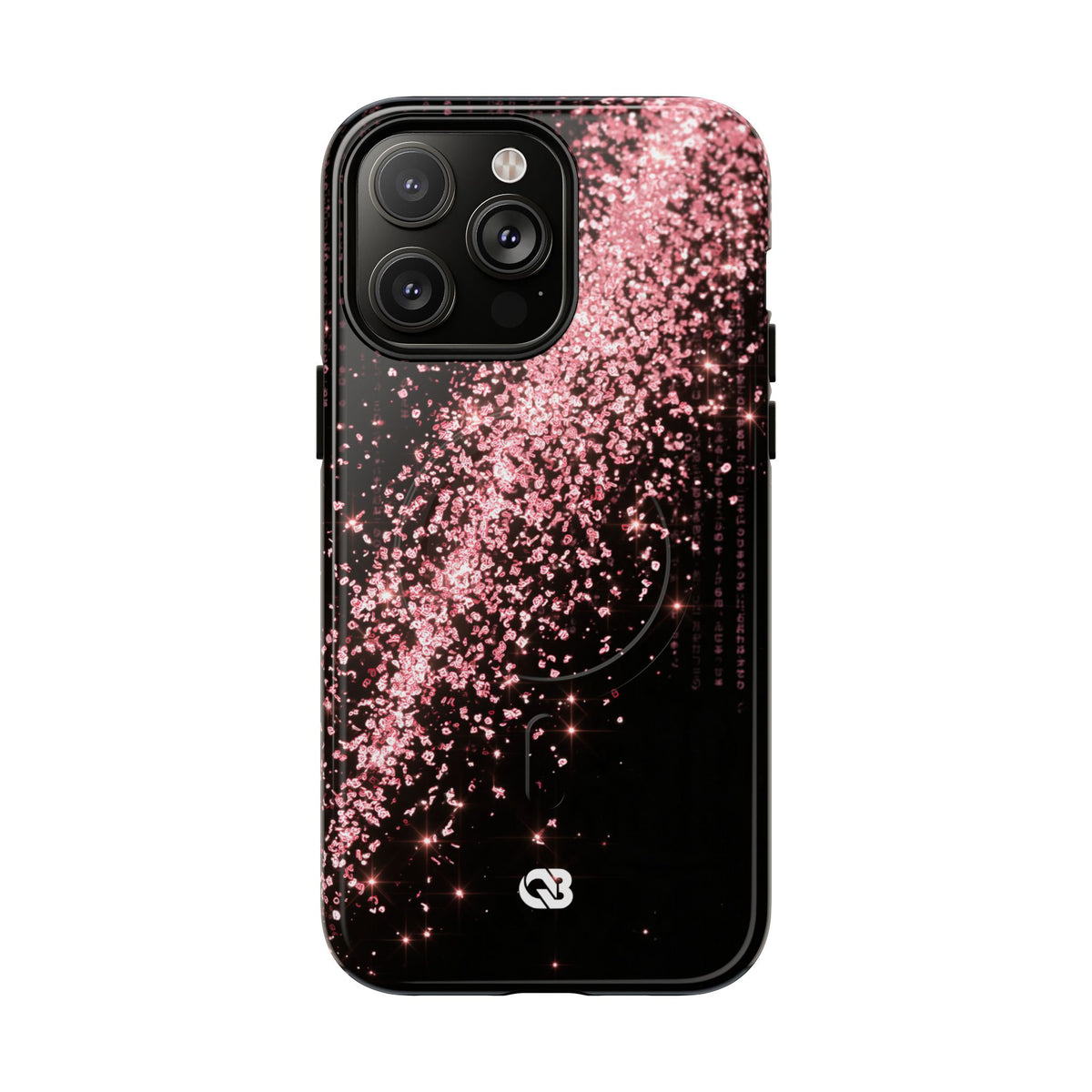 Rose Digital Cascade · Tough 2.0 Magnetic Phone Case for iPhone · Pink