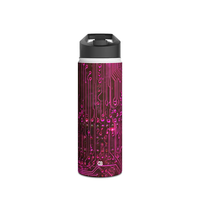 Magenta Circuit Trace · Insulated Water Bottle · Pink